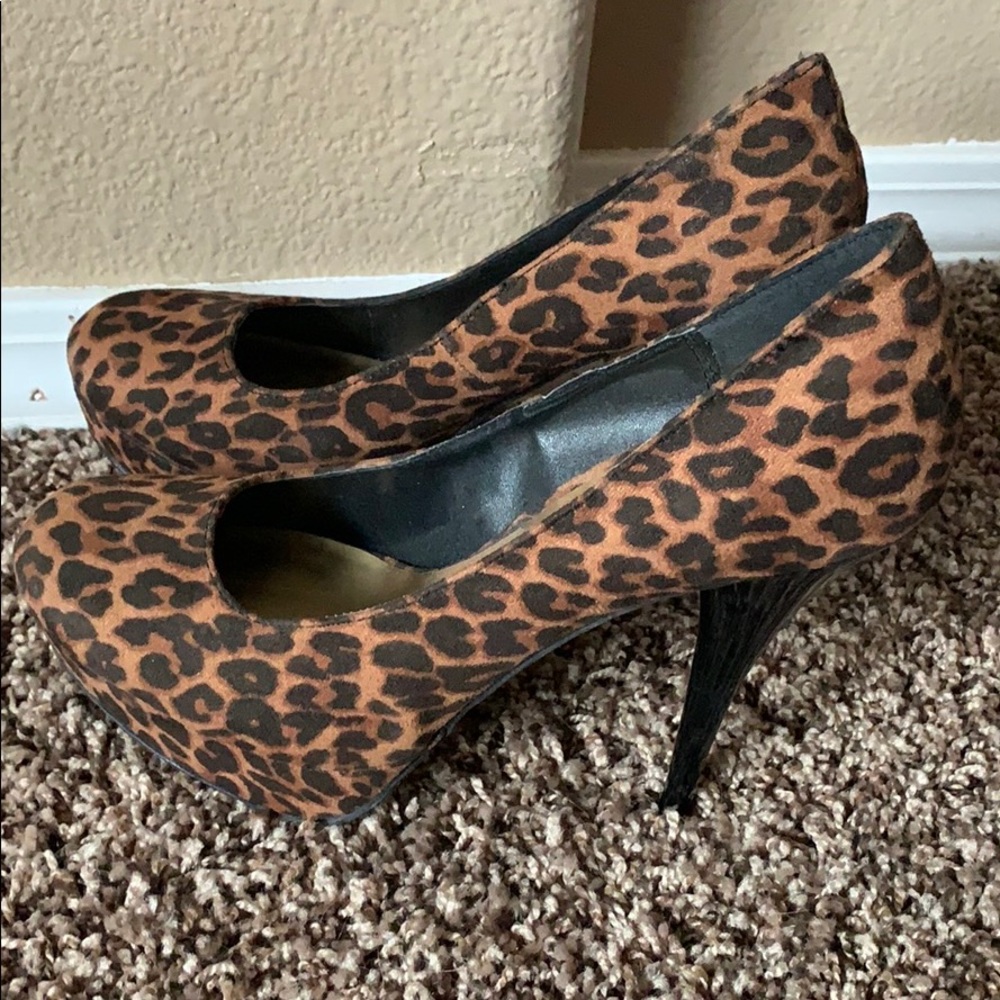 Candies Leopard Stilettos